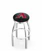  Arizona Diamondbacks 25" Swivel Counter Stool with Chrome Finish  