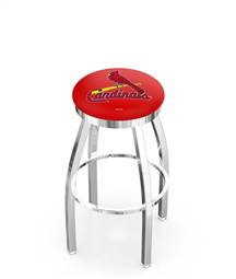  St. Louis Cardinals 25" Swivel Counter Stool with Chrome Finish  