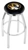  Missouri 25" Swivel Counter Stool with Chrome Finish  