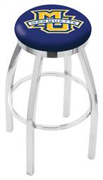  Marquette 25" Swivel Counter Stool with Chrome Finish  