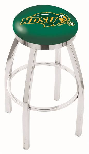  North Dakota State 25" Swivel Counter Stool with Chrome Finish  