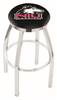  Northern Illinois 25" Swivel Counter Stool with Chrome Finish  