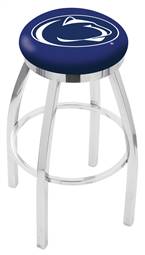  Penn State 25" Swivel Counter Stool with Chrome Finish  