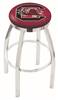  South Carolina 25" Swivel Counter Stool with Chrome Finish  