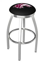  Southern Illinois 25" Swivel Counter Stool with Chrome Finish  