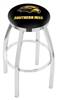  Southern Miss 25" Swivel Counter Stool with Chrome Finish  
