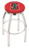  Stanford 25" Swivel Counter Stool with Chrome Finish  