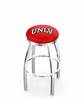  UNLV 25" Swivel Counter Stool with Chrome Finish  