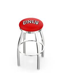  UNLV 25" Swivel Counter Stool with Chrome Finish  