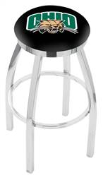  Ohio University 25" Swivel Counter Stool with Chrome Finish  