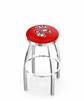  Wisconsin "Badger" 25" Swivel Counter Stool with Chrome Finish  