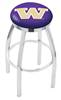  Washington 25" Swivel Counter Stool with Chrome Finish  