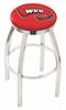  Western Kentucky 25" Swivel Counter Stool with Chrome Finish  