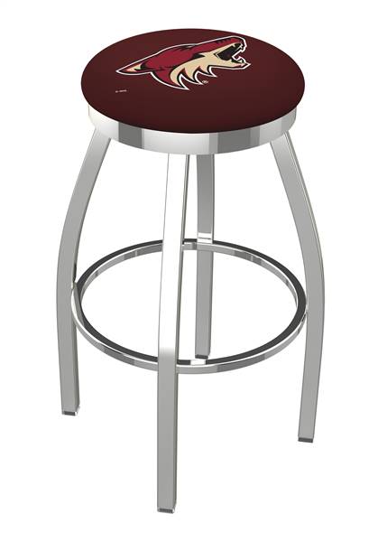  Arizona Coyotes 30" Swivel Bar Stool with Chrome Finish  