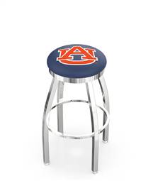  Auburn 30" Swivel Bar Stool with Chrome Finish  