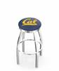  Cal 30" Swivel Bar Stool with Chrome Finish  