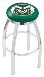  Colorado State 30" Swivel Bar Stool with Chrome Finish  