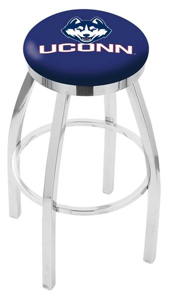  Connecticut 30" Swivel Bar Stool with Chrome Finish  