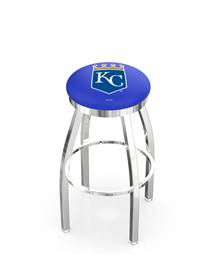  Kansas City Royals 30" Swivel Bar Stool with Chrome Finish  