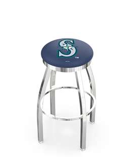  Seattle Mariners 30" Swivel Bar Stool with Chrome Finish  