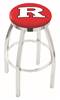  Rutgers 30" Swivel Bar Stool with Chrome Finish  