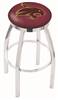  Texas State 30" Swivel Bar Stool with Chrome Finish  