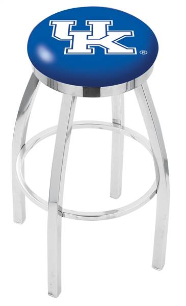  Kentucky "UK" 30" Swivel Bar Stool with Chrome Finish  