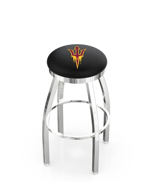  Arizona State (Sparky) 36" Swivel Bar Stool with Chrome Finish  