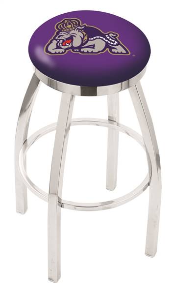  James Madison 36" Swivel Bar Stool with Chrome Finish  