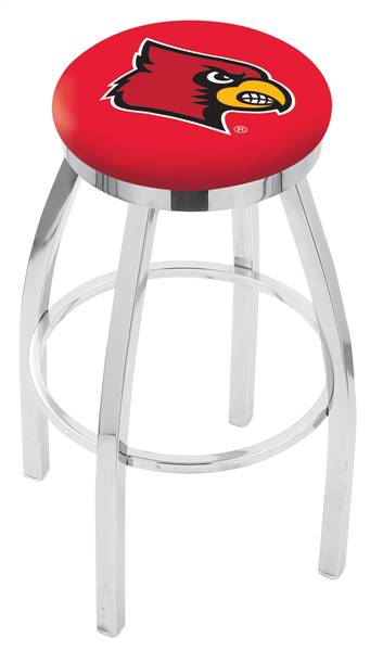  Louisville 36" Swivel Bar Stool with Chrome Finish  