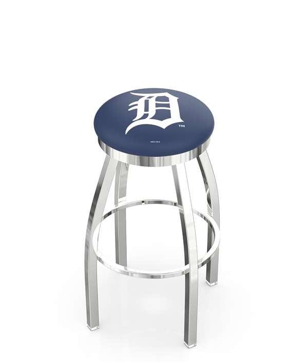  Detroit Tigers 36" Swivel Bar Stool with Chrome Finish  