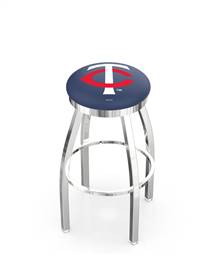  Minnesota Twins 36" Swivel Bar Stool with Chrome Finish  