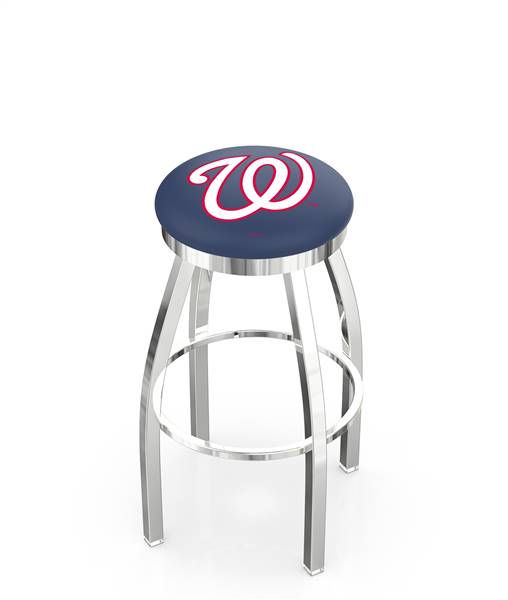  Washington Nationals 36" Swivel Bar Stool with Chrome Finish  