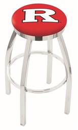  Rutgers 36" Swivel Bar Stool with Chrome Finish  