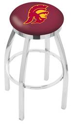  USC Trojans 36" Swivel Bar Stool with Chrome Finish  