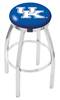  L8C2C Kentucky "UK" 36" Swivel Bar Stool with Chrome Finish  