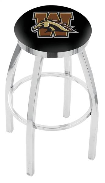  Western Michigan 36" Swivel Bar Stool with Chrome Finish  