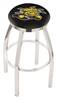  Wichita State 36" Swivel Bar Stool with Chrome Finish  