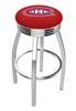 Montreal Canadiens 25" Swivel Counter Stool with Chrome Finish  