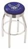 U.S. Air Force 25" Swivel Counter Stool with Chrome Finish  