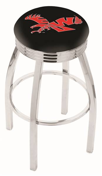  Eastern Washington 25" Swivel Counter Stool with Chrome Finish  