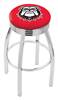  Georgia "Bulldog" 25" Swivel Counter Stool with Chrome Finish  