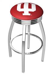  Indiana 25" Swivel Counter Stool with Chrome Finish  