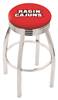  Louisiana-Lafayette 25" Swivel Counter Stool with Chrome Finish  