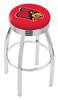  Louisville 25" Swivel Counter Stool with Chrome Finish  