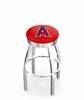  Los Angeles Angels 25" Swivel Counter Stool with Chrome Finish  
