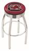  South Carolina 25" Swivel Counter Stool with Chrome Finish  