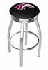  Southern Illinois 25" Swivel Counter Stool with Chrome Finish  