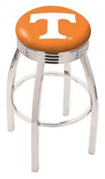  Tennessee 25" Swivel Counter Stool with Chrome Finish  