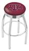  Texas A&M 25" Swivel Counter Stool with Chrome Finish  